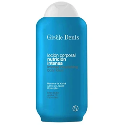 Imagen de GISÈLE DENIS Loción Corporal Nutrición Intensa, 400 ml, Crema de Cuerpo, Hidratante y Protector, con Manteca Karité, Aceite Jojoba Ceramidas, VItaminas Minerales, Regenerador, ml