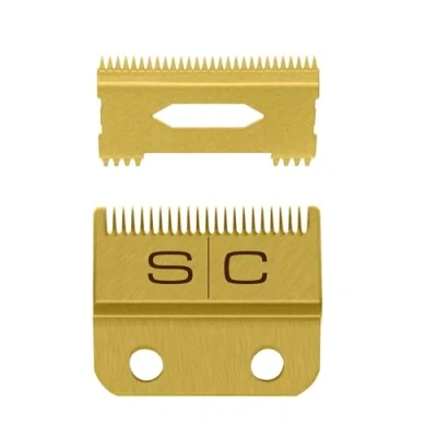 Imagen de Stylecraft Cuchilla Fade Gold + Slim Deep para Cortapelos, de Repuesto Clipper, Accesorio Original, Compatible con Gamma+ y