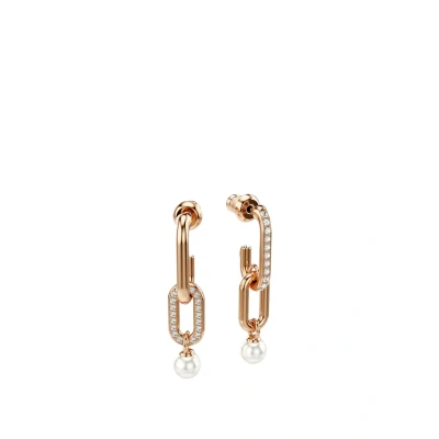 Imagen de Swarovski Mujeres Pendientes Transparente/Oro rosa 5728585