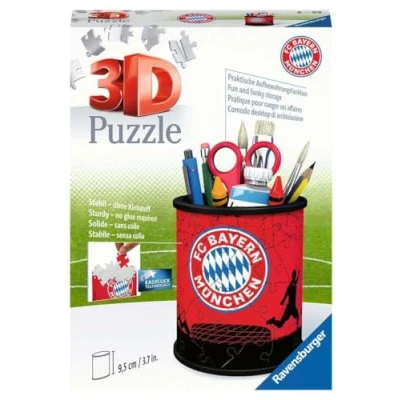 Imagen de Ravensburger Erwachsenenpuzzle National Soccer Club Utensilio: Rompecabezas 3D FC Bayern, Color Blanco (11215)