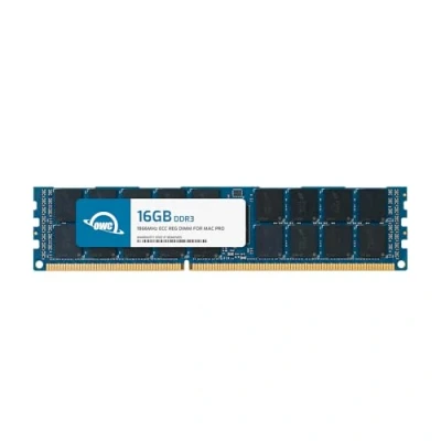 Imagen de OWC 16.0GB PC3 14900 1866MHz DDR3 ECC R SDRAM Kit de actualización Memoria para Mac Pro 2013, registrado, (1866D3MPE16G)
