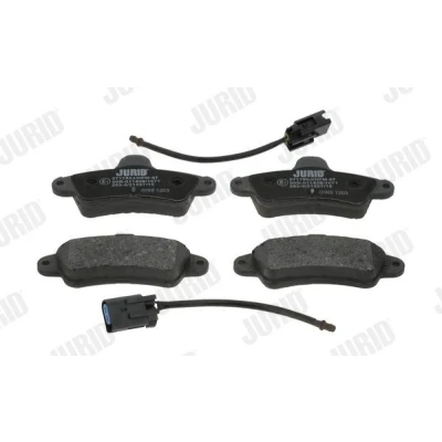 Imagen de JP GROUP 1563701310 Juego de pastillas freno Eje trasero excl. contacto avisador desgaste FORD: MONDEO 2, 1, Cougar Coupé