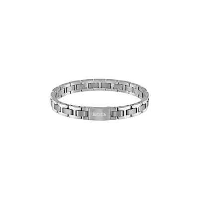 Imagen de BOSS Metal LINK Essentials Pulsera, Hombre, Talla: One Size, Silber