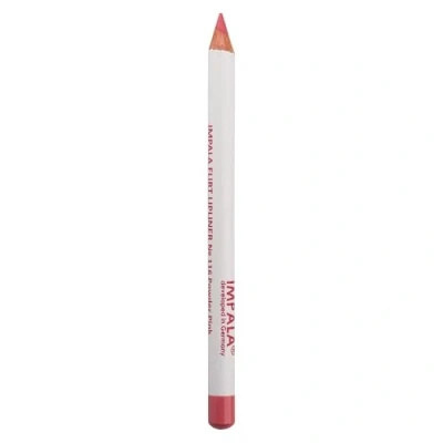 Imagen de IMPALA Perfilador labios Color 116 Powder Pink lápiz de cremoso resistente al agua larga duración Efecto voluminizador labiales mate duracion, Maquillaje profesional