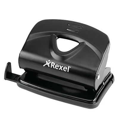 Imagen de REXEL 2102616 Taladro 2 agujeros gama ecológico color negro