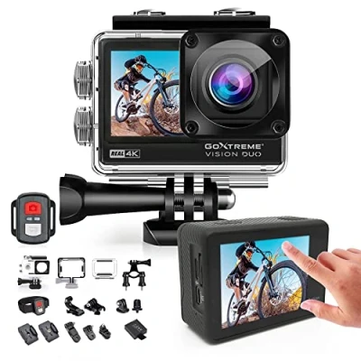 Imagen de Easypix GoXtreme Vision Duo 4k Ultra HD Real. Resolución de vídeo: @60/30, 2,7k @30, 1080p 720p @120/60