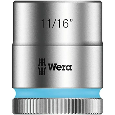 Imagen de WERA 05003577001 8790 HMB Zyklop Nuss 11/16&quot; Llave de vaso con arrastre 3/8&quot;