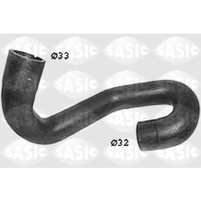 Imagen de SASIC SWH6775 Manguitos de Radiador A la derecha arriba OPEL: Astra G Berlina, CC, Zafira