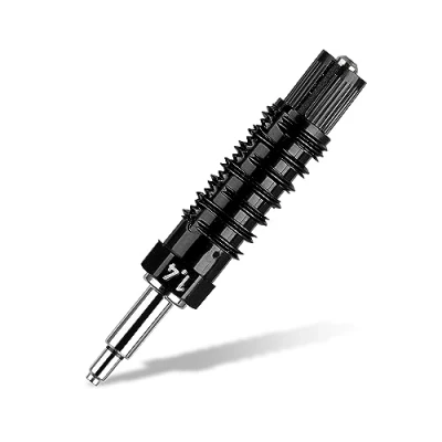 Imagen de Aristo AR64140PRO MG1 PRO Punta de recambio para pluma estilográfica Pro, grosor trazo 1,40 mm (punta cromada alta precisión y durabilidad, flujo tinta uniforme), color negro