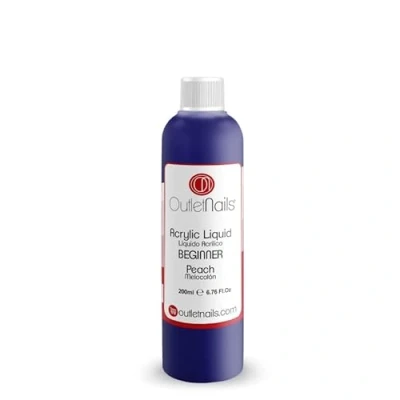Imagen de Liquido Acrilico Perfumado Melocotón Beginner para uñas 200ml (Secado Lento) / Monómero acrílicas Outlet Nails