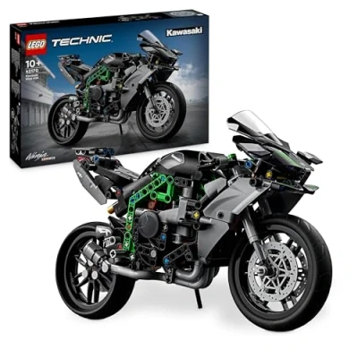 Imagen de Lego Technic Moto Kawasaki Ninja H2R Juguete de Construcción, Kit Maqueta a Escala Coleccionable Vehículo, Regalo para Niños y Niñas 10 Años o Más 42170