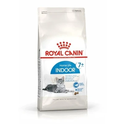 Imagen de Royal Canin Indoor 7+ 400 g Alimento Completo Especial para Gatos Mayores Que Viven Dentro de casa favorece la función renal y del tracto urinario