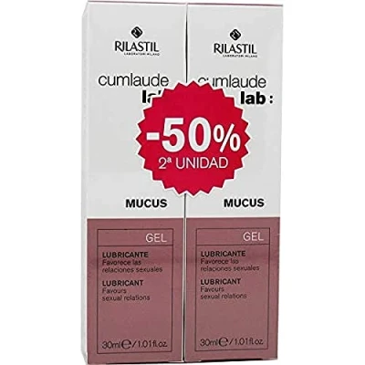 Imagen de Cumlaude Lab Mucus Gel Lubricante Íntimo, Hidratante y de Base Acuosa con Ácido Hialurónico Láctico 2 x 30 ml