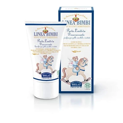 Imagen de Helan, Linea Bimbi Bio, Crema Hidratante Bebé y Niño, Pañal Calmante contra Enroquecimiento E Irritación Corporal Bebés Niños con Áloe Vera Vitamina 50 ml