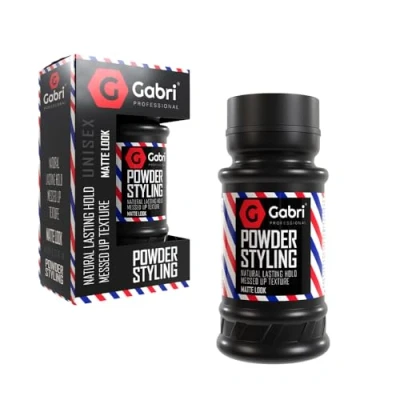 Imagen de Gabri Matte Look Powder Styling Wax Languidez natural para tu cabello y embalaje estético Añade elegancia a estilo 21 g (1 unidad) Wax_Powder_MatteLook_1