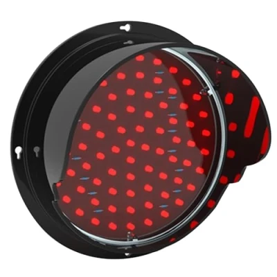 Imagen de QSNYJPL Semáforo Indicadora de Parada 24V, Semaforo Tráfico LED Industrial, Señales Trafico IP65 Impermeable con Carcasa PC para Muelles en Esquinas Carreteras(Red,100 mm/4 in)