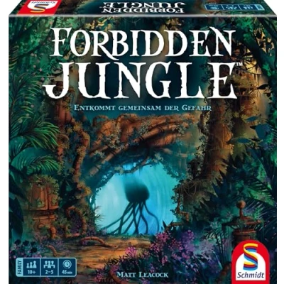Imagen de Schmidt Spiele 49458 Forbidden Jungle Juego Familiar, Multicolor
