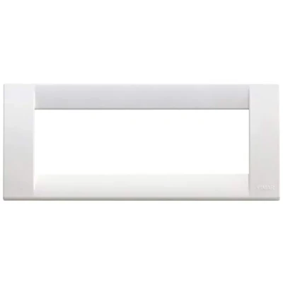 Imagen de Vimar serie idea Placa classica 6 módulo plastico blanco brillante