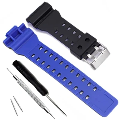 Imagen de My Time OliBoPo Correa de repuesto resina natural para reloj Casio G Shock GD120/GA 100/GA 110/GA 100C, Agate