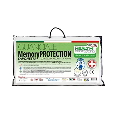 Imagen de V.I.P. Very Important Pillow Almohada Memory Foam Protection con Dispositivo médico, Fabricada en Italia, 48 x 78 12 cm