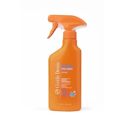 Imagen de GISÈLE DENIS Protector Solar Infantil en Spray, 300 ml, Protección FPS50+, Crema Niños, Cuidado de Piel, Hidrata la Vitaminas C y E, Resistente al Agua, para Uso Diario