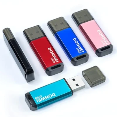 Imagen de Pendrive, Pen Drive 16 GB, Memoria USB 2.0, 16GB con Indicador LED para Almacenar y Realizar Copias de Seguridad Datos（Paquete 5）