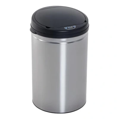 Imagen de HOMCOM Contenedor Papelera Cubo Basura 30L con Sensor Detector Movimiento automático Acero Inoxidable (Varios tamaños