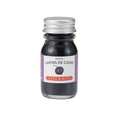 Imagen de J. Herbin (1 botella de tinta 10 ml para pluma estilográfica , color morado 2.2 x 5.1 cm