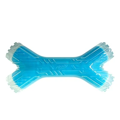 Imagen de Nerf Dog Scentology Juguete para Perro con Mantequilla de maní/Tocino Olor en Y Stick 20 cm