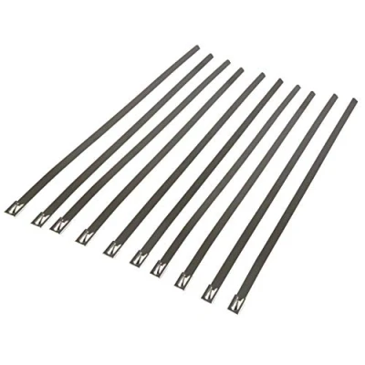 Imagen de Windhager 07106 Bridas de Acero Inoxidable (30 cm, 10 Unidades)
