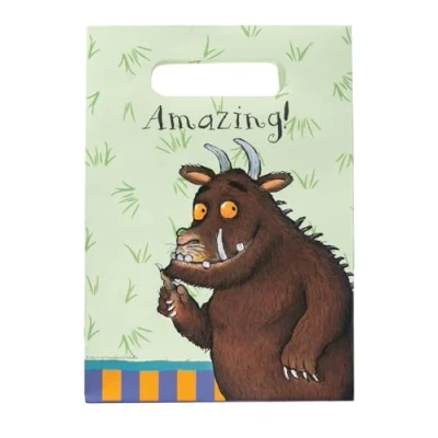 Imagen de Smiffys Bolsas de fiesta artículos mesa The Gruffalo x8, 12.5x17.5x5.8cm