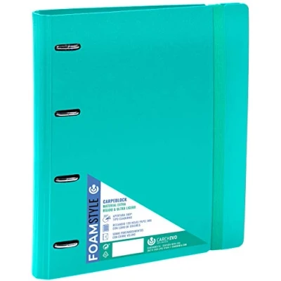 Imagen de Carchivo Carpeblock Foam Style, carpeta archivador con bloc y sobre, color verde, 12407416