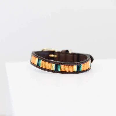 Imagen de Kentucky Dog Collar Handmade pearls