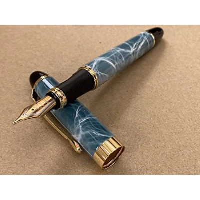 Imagen de Jinhao x450 Pluma estilográfica (0,5 mm, punta media), color azul