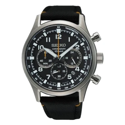 Imagen de Seiko Chronograph Hombres Reloj Negro SSB449P1