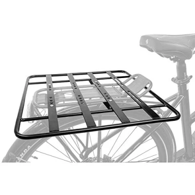 Imagen de M Wave Racky Baseplate Placa portaequipajes, Unisex Adulto, Negro, 400 x mm