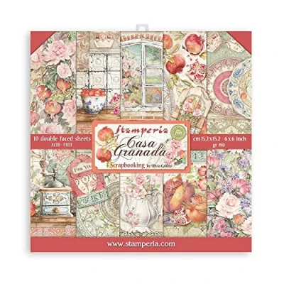 Imagen de Stamperia Almohadilla para Scrapbooking Casa Granada