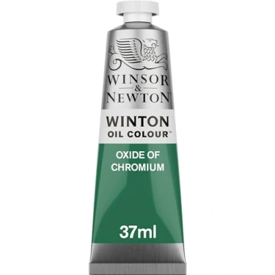 Imagen de Winsor &amp; Newton Winton Tubo de Pintura al Óleo, 37 ML, Verde (Óxido Cromo)