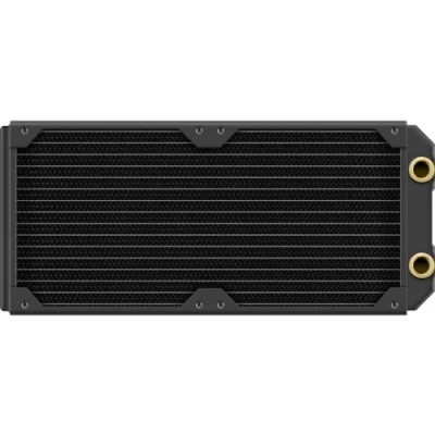 Imagen de Corsair Hydro X Series XR5 Neo de 280 mm radiador refrigeración líquida Núcleo Cobre Optimizado para Funcionamiento silencioso 2 Unidad 140 Roscas G1/4 Negro