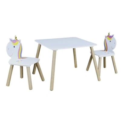 Imagen de HOME DECO FACTORY MESA C/2 SILLAS INF. UNICORNIO