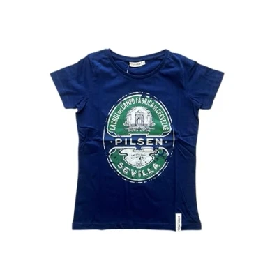 Imagen de Cruzcampo Camiseta Cruzampo Pilsen Blue Woman, Mujer, M