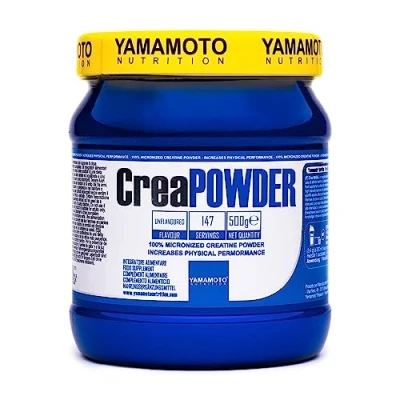 Imagen de Yamamoto Nutrition, CreaPOWDER 500 g, Complemento Alimenticio Monohidrato de Creatina en Polvo, Suplemento para Deportistas Mejora el Rendimiento Físico, Sabor Neutro