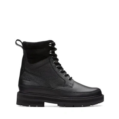 Imagen de Clarks Praguestyle K, Bota a la Altura de Pantorrilla, Piel Negra, 32.5 EU