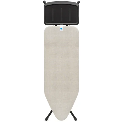 Imagen de Brabantia Tabla de Planchar C, Gris Mezclilla, Espuma 8 mm, SSUH, Marco Negro