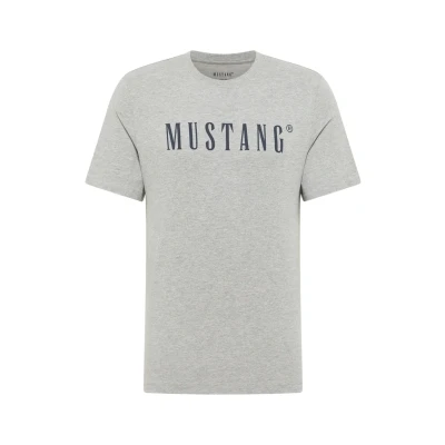 Imagen de MUSTANG Style Austin Camiseta, Mid Grey Mélange 4140, 5XL Grande Hombres