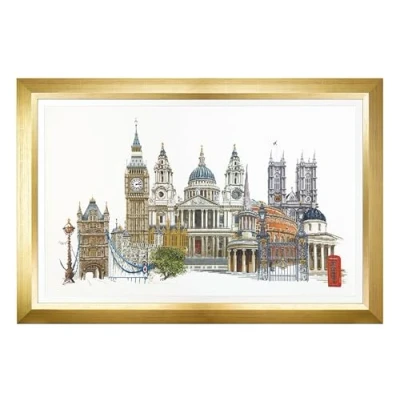Imagen de Thea Gouverneur Londres, sobre Aida Kit para Cuadro de Punto Cruz, 18 Count
