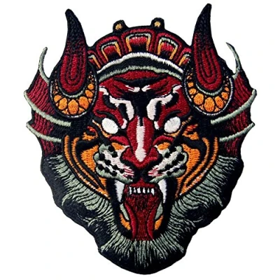 Imagen de Parche termoadhesivo para la ropa, diseño de Monstruo Máscara León