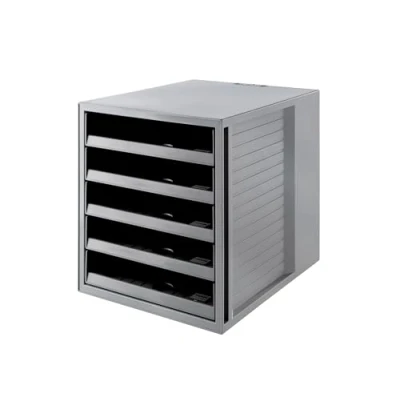 Imagen de HAN 14018 18 Clasificador con 5 compartimentos para C4, 275 x 320 330 mm, color gris