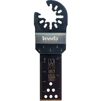 Imagen de KWB 49709252 Hoja de sierra inmersión (22 mm, dentado japones, universal a todas las multi herramientas, Akku Top)