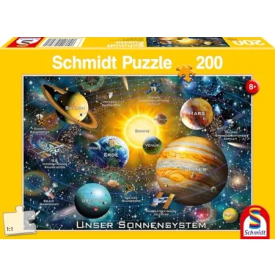 Imagen de Schmidt Spiele Nuestro Sistema Solar, 200 Piezas, Puzzle Infantil, Multicolor (56308)